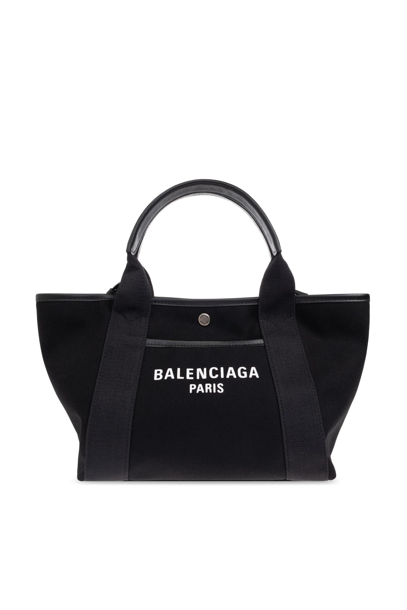 トートバッグ BALENCIAGA Black Leather Biarritz Shopping Bag Balenciaga Biarritz Medium Tote Bag | Neiman Marcus